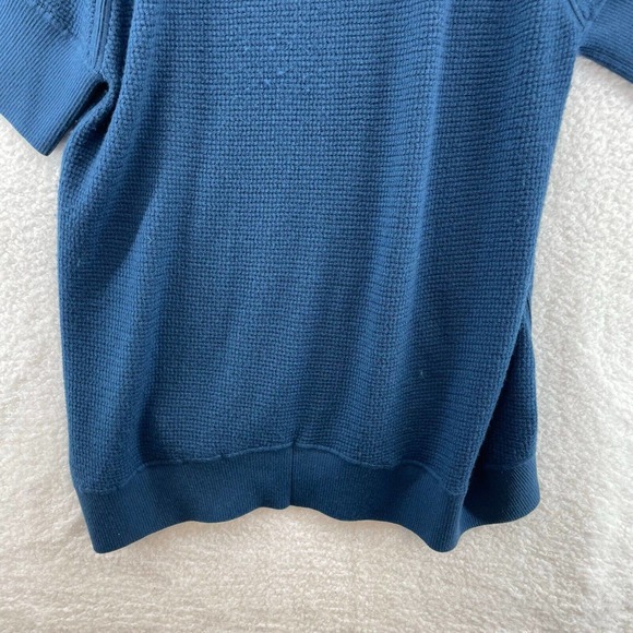 Lacoste + Malandrino Womens tunic size Large Wool cashmere blend knit Blue soft - Picture 8 of 8